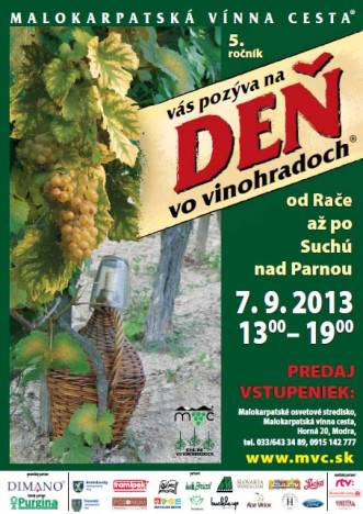 Veľké vína Malých Karpát Pozvánka do malokarpatských viníc Deň vo vinohradoch 2013®