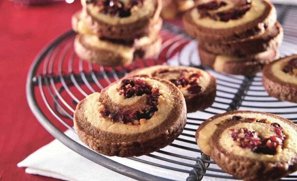 Slimáčiky s brusnicovo-čokoládovou náplňou