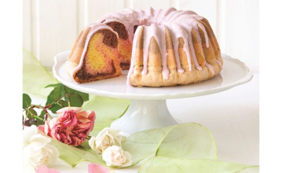 Trojfarebná bábovka