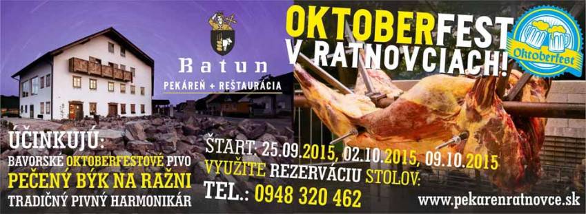 Oktoberfest v Ratnovciach