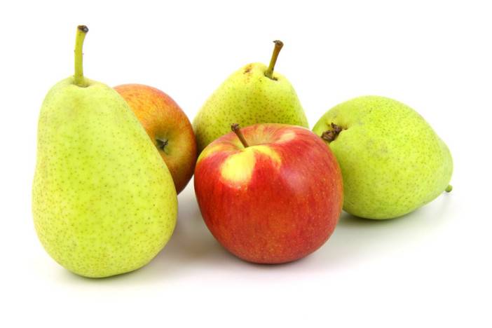 Rýchle a zdravé pochúťky z jabĺk a hrušiek