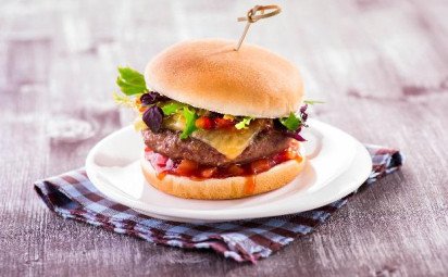 Classic burger s chilli omáčkou