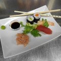 Tradičné sushi v noblesnej Francúzskej reštaurácii