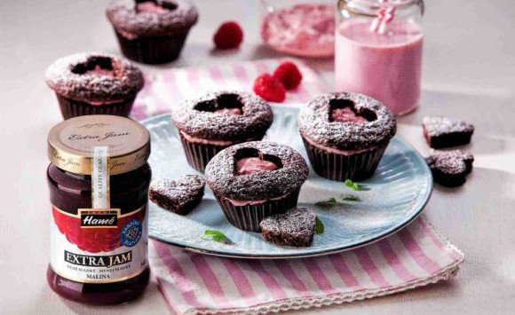Valentínske cupcakes