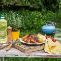Chrumkavé hydinové krídelká a stehienka