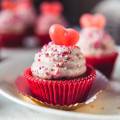 Štýlové valentínske cupcakes