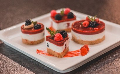 Ovocný cheesecake