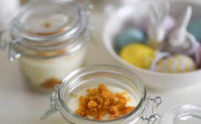 Veľkonočný mrkvový cheesecake v pohárikoch