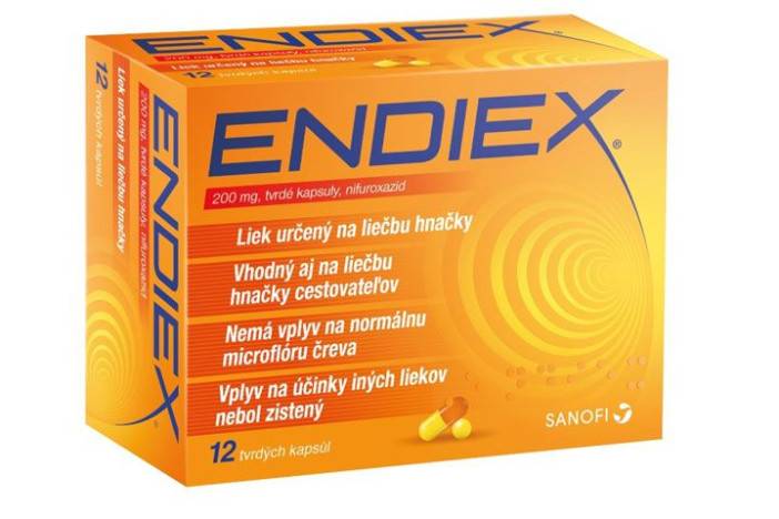 Endiex - liek určený na liečbu hnačky bez lekárskeho predpisu