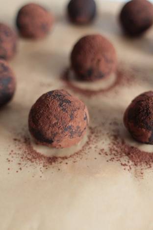 Bonbóny z horkej čokolády