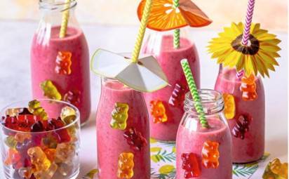 Osviežujúci letný drink podľa medveďa Haribo Goldbären
