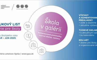 Nepremeškajte! Škola v galérii