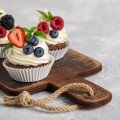 Kakaovo-perníkové muffiny s fondánom