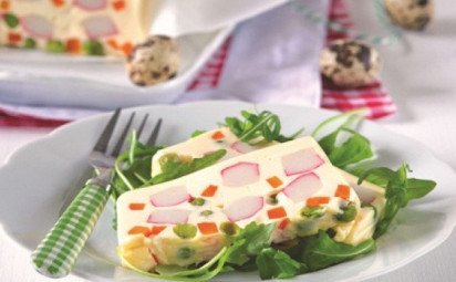 Nevšedná veľkonočná tlačenka so surimi tyčinkami