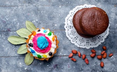 Veľkonočné muffiny z červenej fazule a bez múky