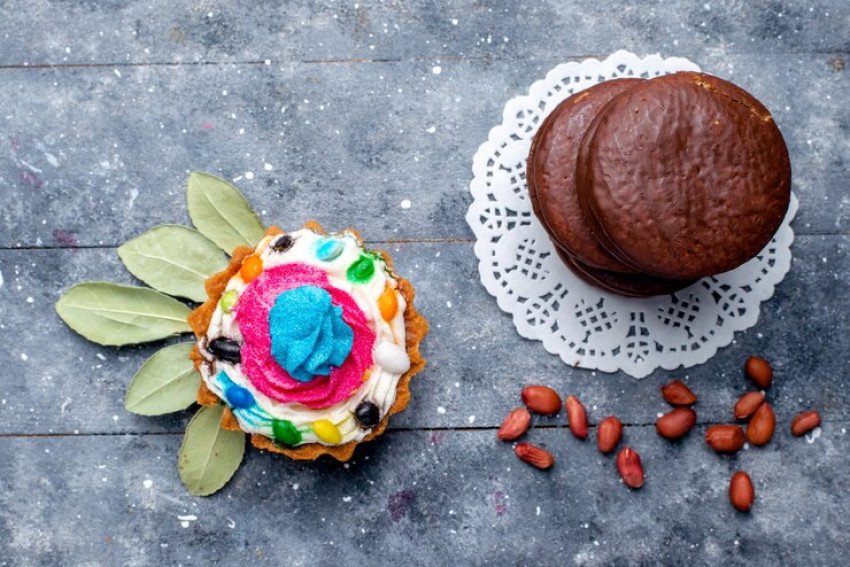 Veľkonočné muffiny z červenej fazule a bez múky Veľkonočné muffiny z červenej fazule a bez múky