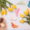 Pestré veľkonočné kraslice z papiera (fotopostup)