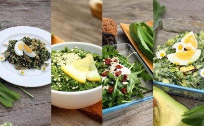 Medvedí cesnak 4 krát inak - pesto, prívarok a šaláty
