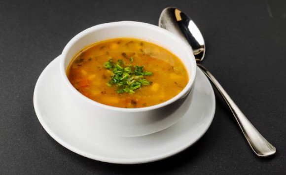 Jarná polievka s haluškami