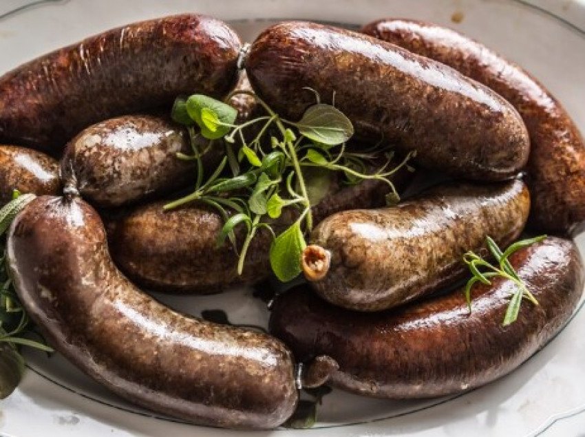 Krvavé jaterničky s ryžou (krvavničky)