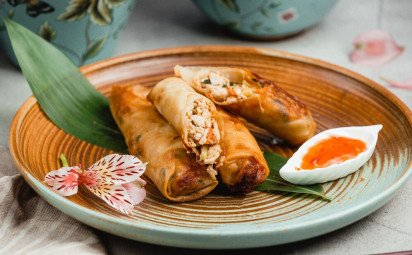 Zdravý, rýchly a chutný recept z teplovzdušnej fritézy: JARNÉ ZÁVITKY