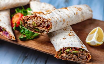 Burrito s mäsom a guacamole