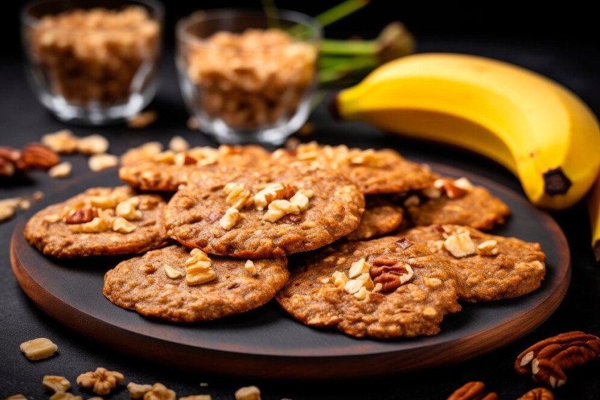 Banánové cookies Banánové cookies