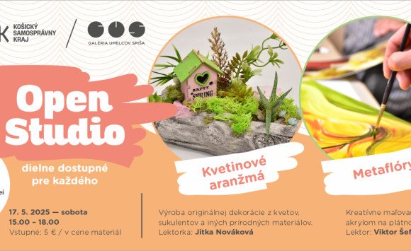 Noc múzeí a galérií / Open Studio: Kvetinové aranžmá & Metaflóry