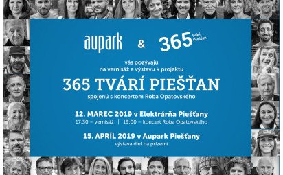 Výstavu 365 tvárí Piešťan otvorí koncert Roba Opatovského