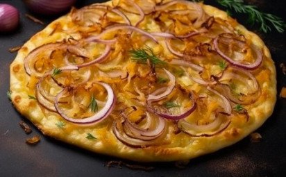 Cibuľová pizza