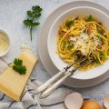 Špagety s parmezánom