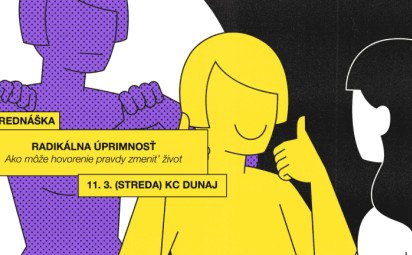 Keď začne byť úprimný jeden človek, dodáva tým odvahu hovoriť otvorene aj s ostatnými