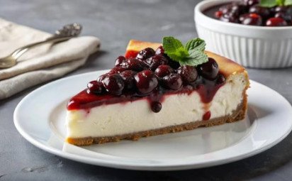 Čučoriedková torta s mascarpone