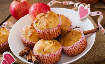 Jablkové muffiny bez cukru