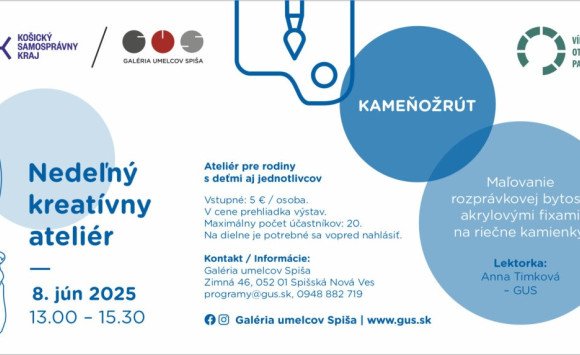 KAMEŇOŽRÚT - Maľovanie rozprávkovej bytosti akrylovými fixami na riečne kamienky