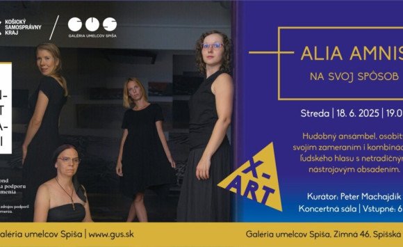 X-ART / Koncert v galérii | Alia Amnis: Na svoj spôsob