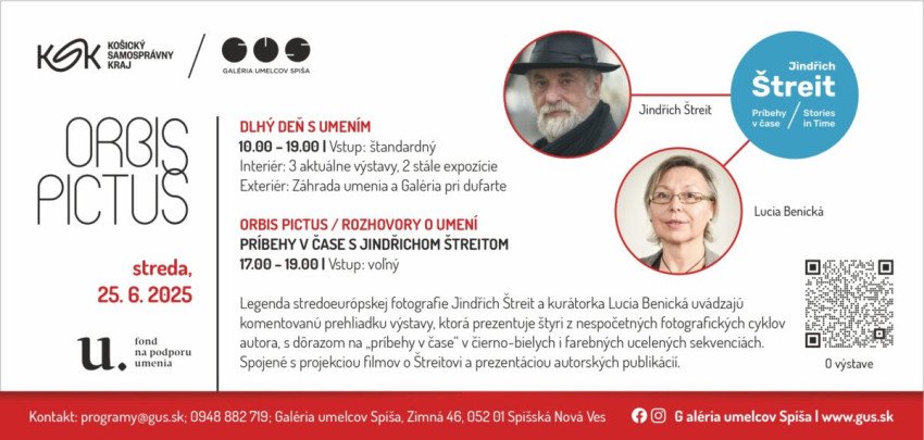 Galerijná streda - Rozhovory o umení: Jindřich Štreit a príbehy v čase Galerijná streda - Rozhovory o umení: Jindřich Štreit a príbehy v čase