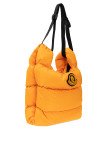 Moncler ORANGE Down shopper bag