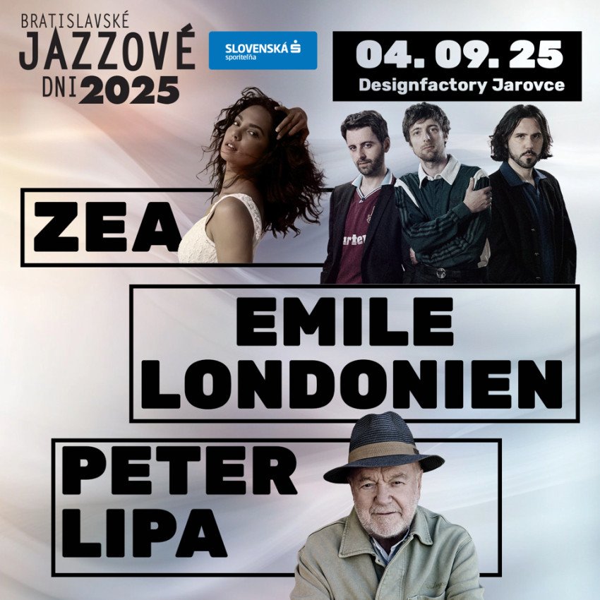 Zea, Peter Lipa a Emile Londonien odštartujú Jazzáky vo veľkom štýle