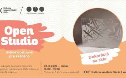 Open Studio: Dekorácia na skle
