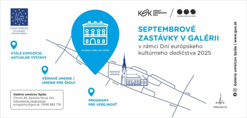 Dni európskeho kultúrneho dedičstva / Septembrové zastávky v galérii
