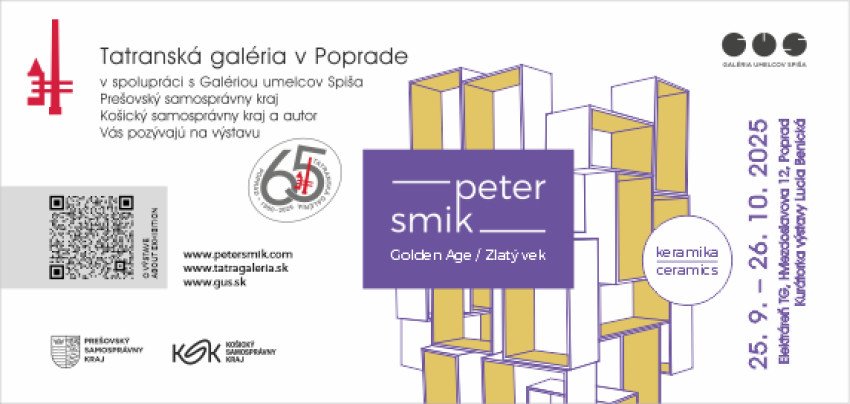 Výstava keramikára Petra Smika Zlatý vek v Tatranskej galérii v Poprade