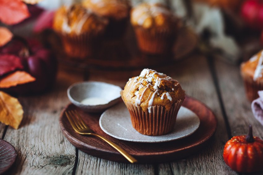 Pumpkin spice muffiny Pumpkin spice muffiny