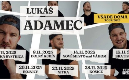 Lukáš Adamec v novembri vyráža na Všade Doma Tour