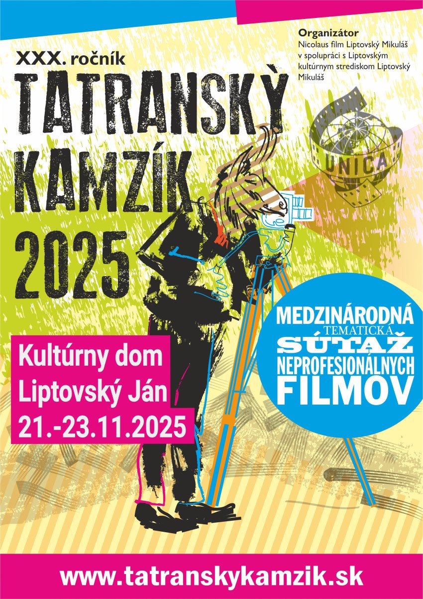 Jubilejný XXX. Tatranský kamzík v Liptovskom Jáne ponúkne 42 filmov