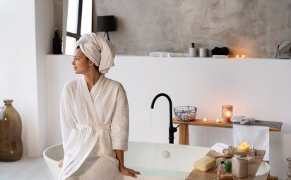 Hygge v kúpeľni. Vytvorte si harmonický priestor a načerpajte energiu