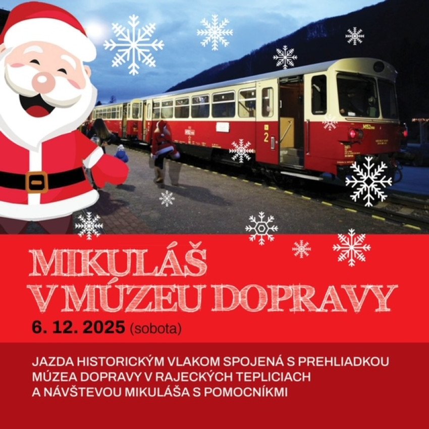 Mikuláš v Múzeu dopravy