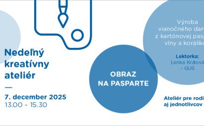 Nedeľný kreatívny ateliér: Obraz na pasparte