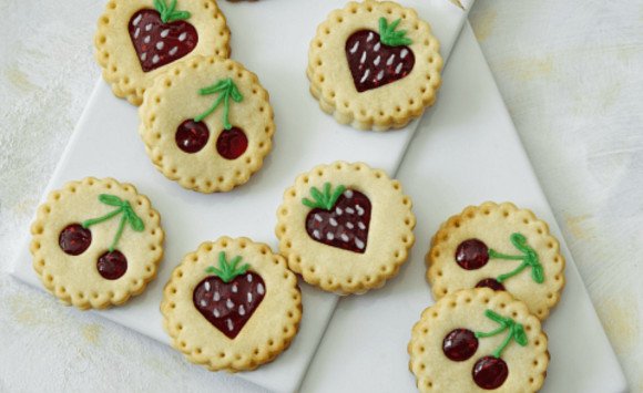 Linecké ovocné koláčiky ako od 12 mesiačikov