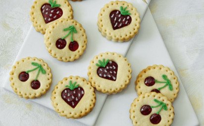 Linecké ovocné koláčiky ako od 12 mesiačikov